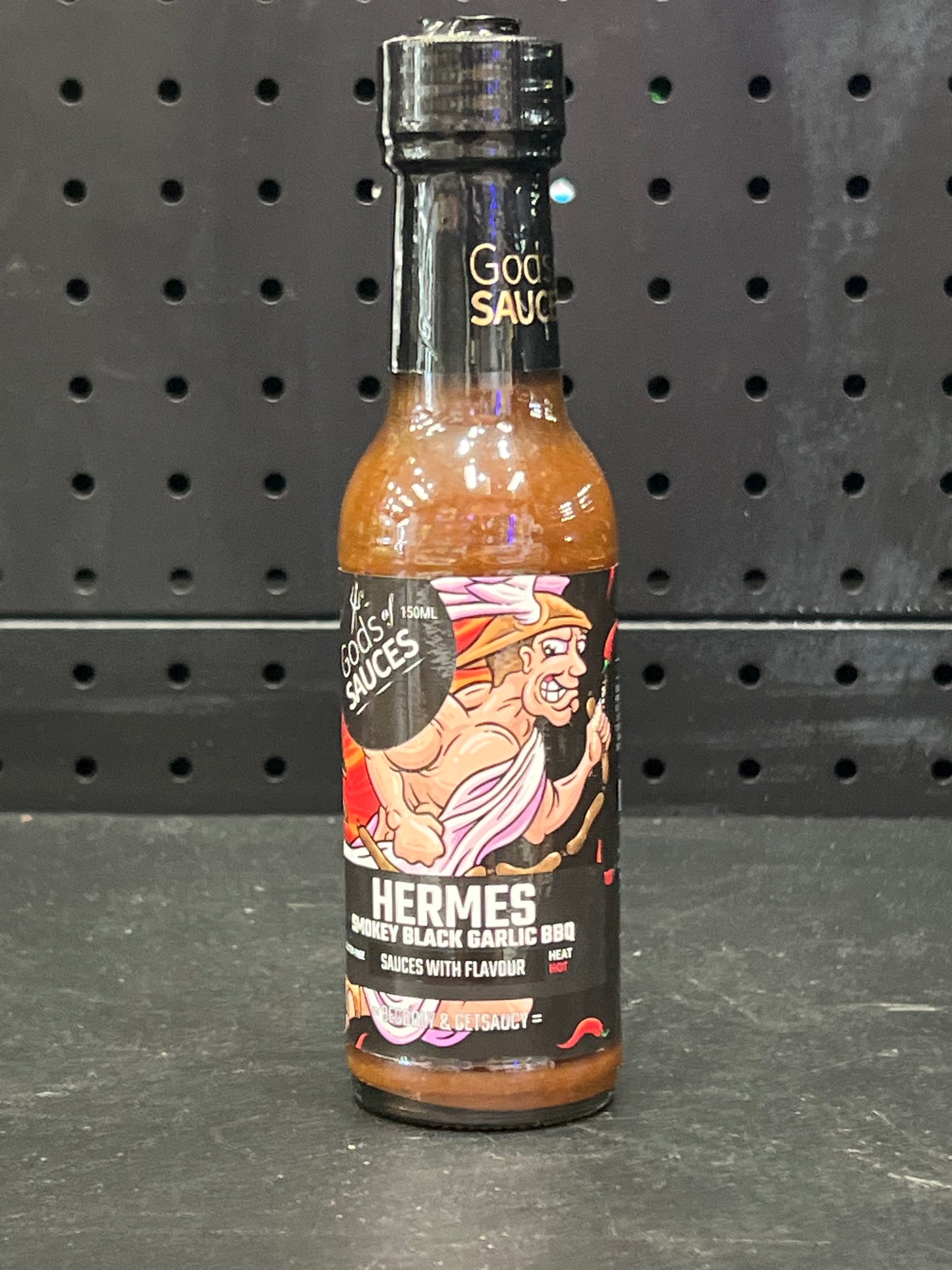 Gods Sauces Hermes Smokey Black Garlic BBQ