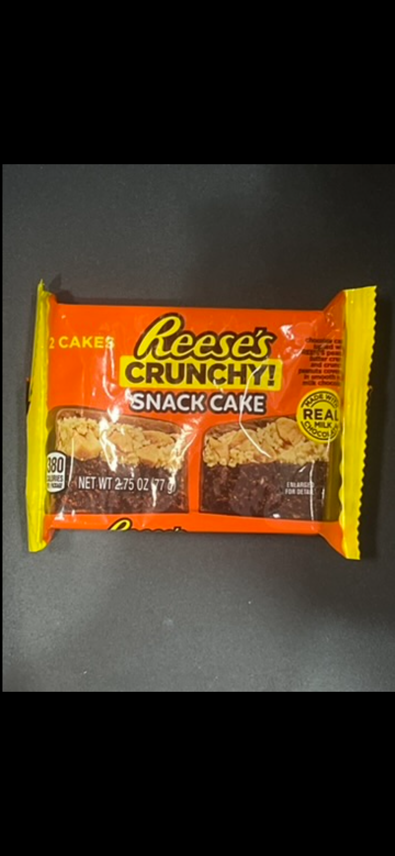 Reeses Crunchy Snack Cake