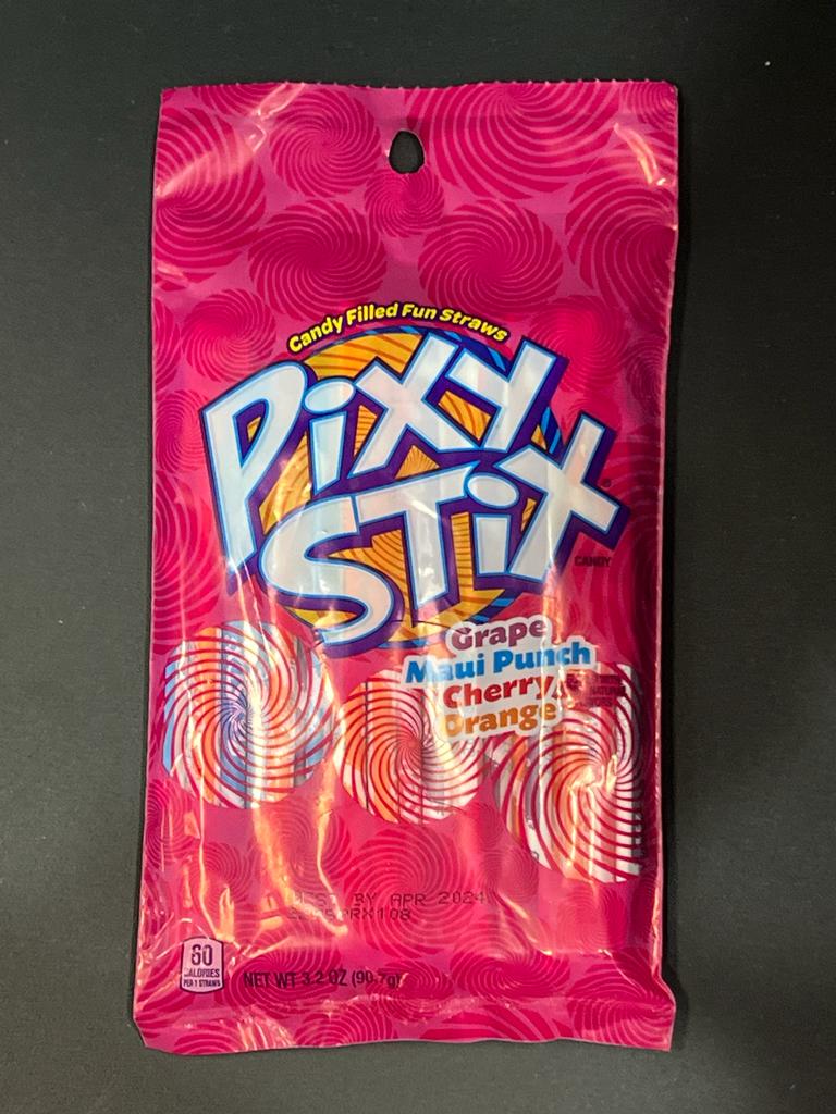 Pixy Stix Grape, Maui Punch, Cherry, Orange