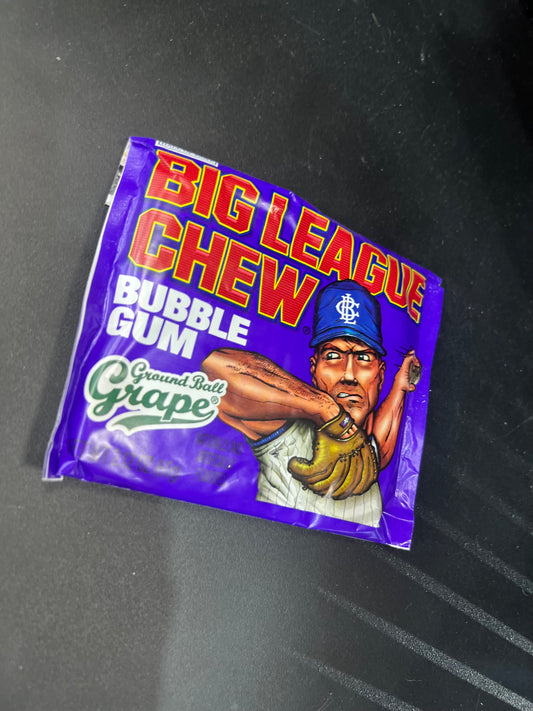 Big League Chew Bubblegum Ground Ball Grape