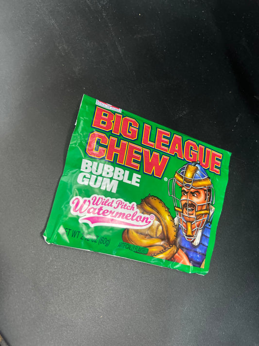 Big League Chew Bubblegum Wild Pitch Watermelon