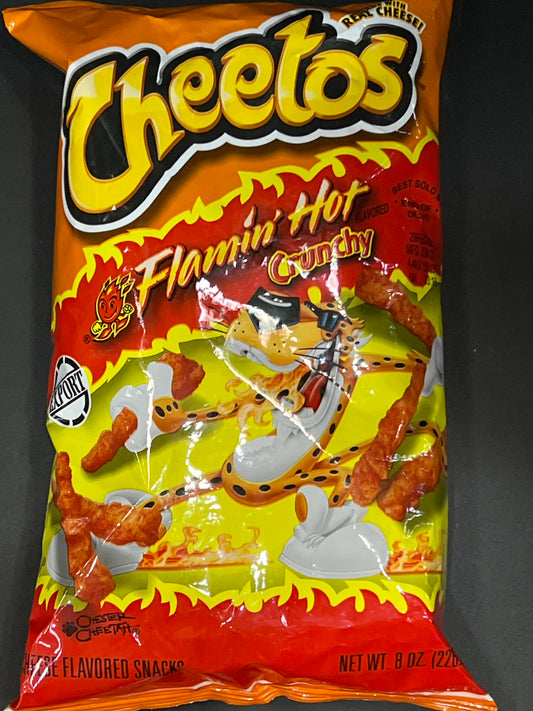 Cheeto’s Flamin Hot Crunchy