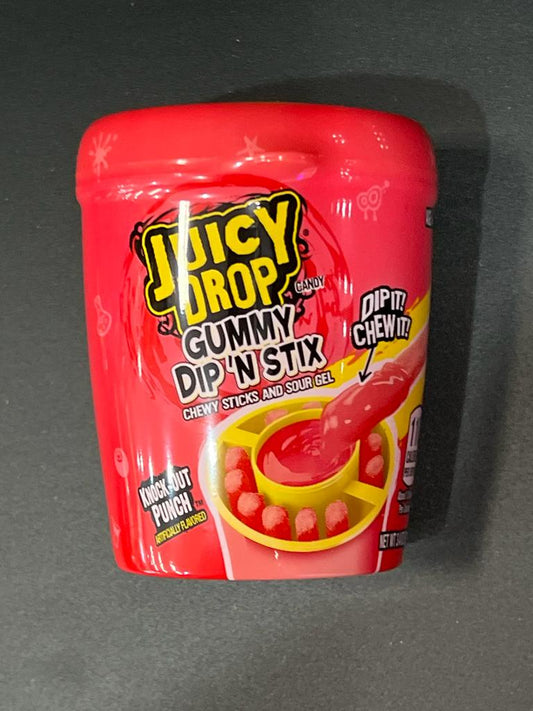 Juicy Drop Gummy Dip’N’Stix Knock-Out Punch