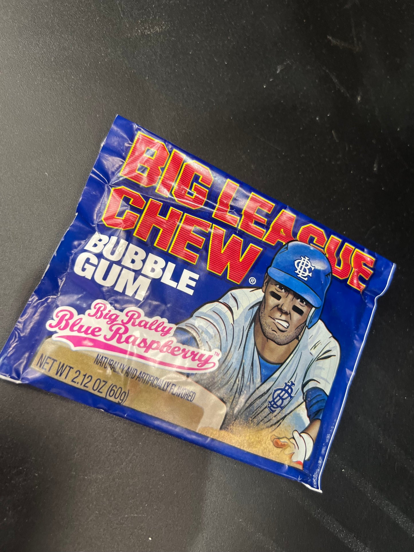 Big League Chew Bubblegum Big Rally Blue Raspberry