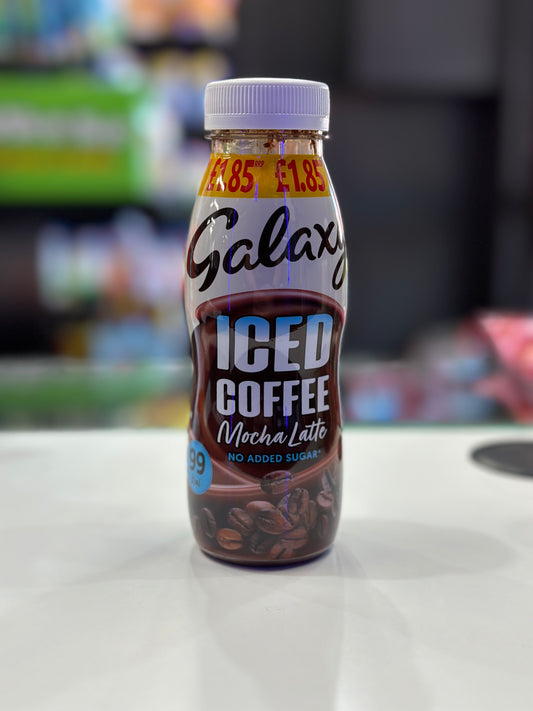 Galaxy iced coffee mocha latte