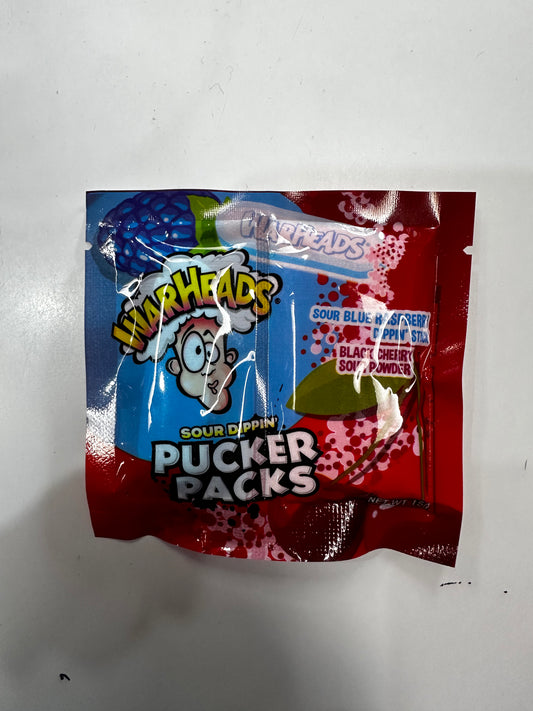 Warheads Pucker Packs